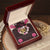 To My Wife Necklace Gift Set Interlocking Hearts Necklace