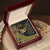 To My Wife - Missing You. Interlocking Hearts Necklace