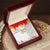 Heart Necklace For Your Beautiful Girlfriend. Interlocking Hearts Necklace