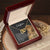 To My Daughter - There Is Nothing That Can Equal Your Beauty - Necklace Interlocking Hearts Necklace