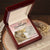 To My Granddaughter Interlocking Hearts Necklace