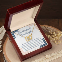 17. Grandmother And Granddaughter Interlocking Hearts Necklace