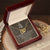 Dear Wife - Make Her Day - Dual Hearts Necklace Interlocking Hearts Necklace