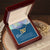 Thank You Mom Interlocking Hearts Necklace