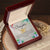 To My Daughter Interlocking Hearts Necklace