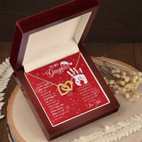 Christmas Gift For Daughter Interlocking Hearts Necklace