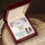 Thank You For Never Giving Up On Me Mother Gift - Necklace Interlocking Hearts Necklace