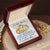 To My Wife - God Blessed - Double Hearts Interlocking Hearts Necklace