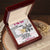 To My Wife Interlocking Hearts Necklace Message Card