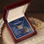 To My Daughter - When I Need A Miracle - Necklace Interlocking Hearts Necklace