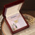 To My Daughter Interlocking Hearts Necklace
