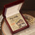 To My Wife Necklace My Queen Forever Interlocking Hearts Necklace