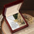 To My Daughter - This Old Lion Will Always Have Your Back Interlocking Hearts Necklace