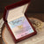To My Daughter - Straighten Your Crown - Unique Heart Binding Necklace Gift Set Interlocking Hearts Necklace