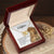 To My Daughter - You Will Always Be Daddy'S Little Girl Interlocking Hearts Necklace