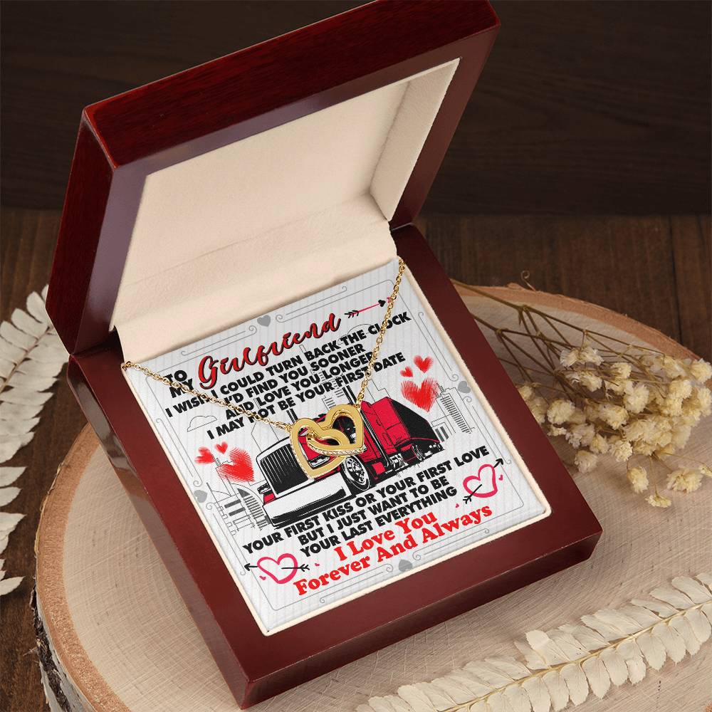 Trucker'S Girlfriend - Interlocking Heart Necklace Interlocking Hearts Necklace