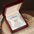 To My Loving Girlfriend - Interlocking Heart Pendant Necklace Interlocking Hearts Necklace