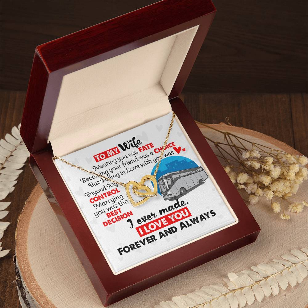 Bus Driver'S Wife - Interlocking Heart Necklace Interlocking Hearts Necklace