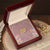 To My Beautiful Mom On My Wedding Day Interlocking Hearts Necklace