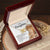 To My Daughter - Necklace Gift Set Interlocking Hearts Necklace