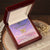 To My Granddaughter Interlocking Hearts Necklace Message Card