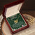 Secret Santa Interlocking Hearts Necklace Message Card