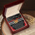 To My Fire Wife Interlocking Hearts Necklace