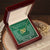 Gift For Daughter From Dad- I Will Always Love You For The Rest Of Mine Interlocking Hearts Necklace