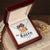 Mothers Day Gift - Gift From Daughter Son Interlocking Hearts Necklace