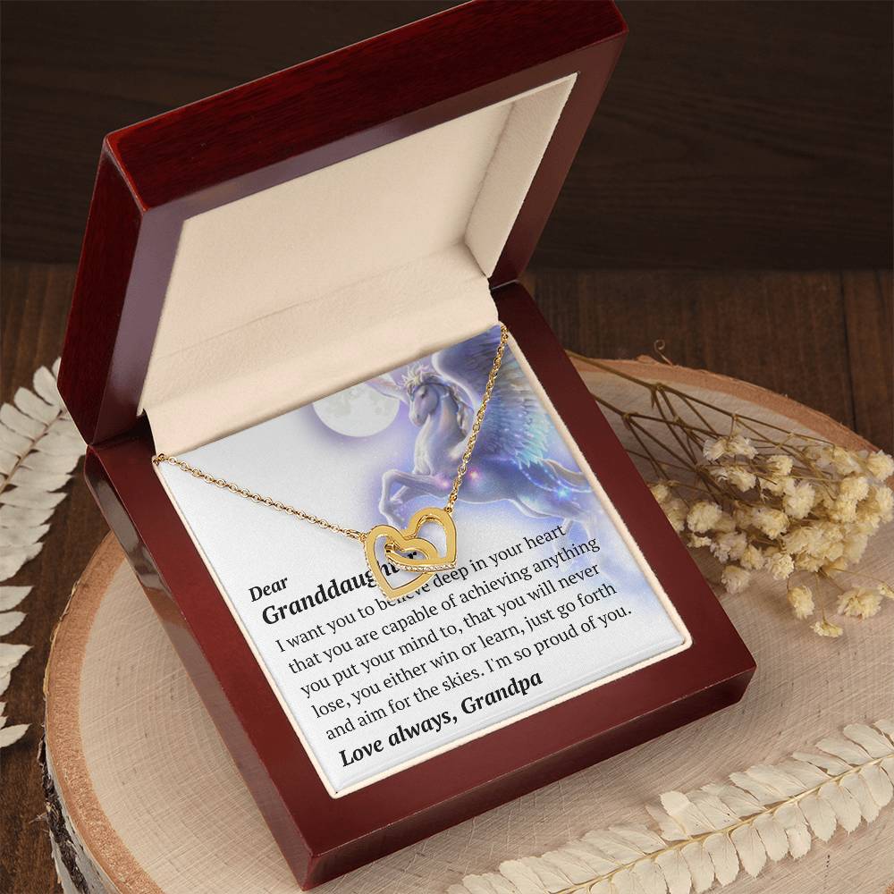 Pegasus Necklace From Grandpa Interlocking Hearts Necklace