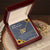 To My Granddaughter Interlocking Hearts Necklace Message Card