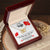 Meeting You Was Fate - Becoming Your Friend Was A Choice - Interlocking Hearts Necklace With Message Card