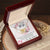 My Dear Wife Interlocking Hearts Necklace Message Card