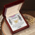 To My Daughter Horse Mom - If I Was Left With Two Breaths I Would Use Horse Interlocking Heart Necklace Mom Interlocking Hearts Necklace