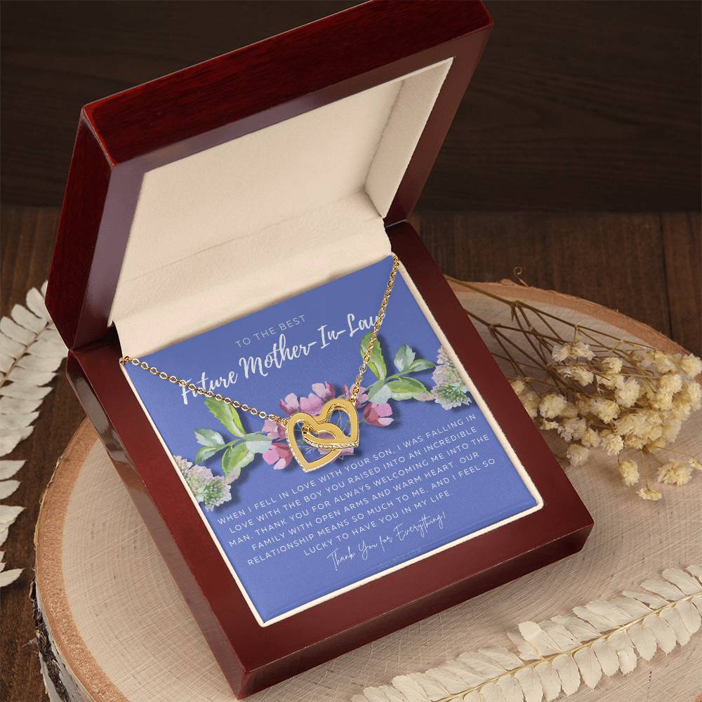 Future Mother In Law Gift Mom In Law Jewelry Mother'S Day Gift For Mother-In-Law Gift For Mother In Law Mother-In-Law Necklace Interlocking Hearts Necklace
