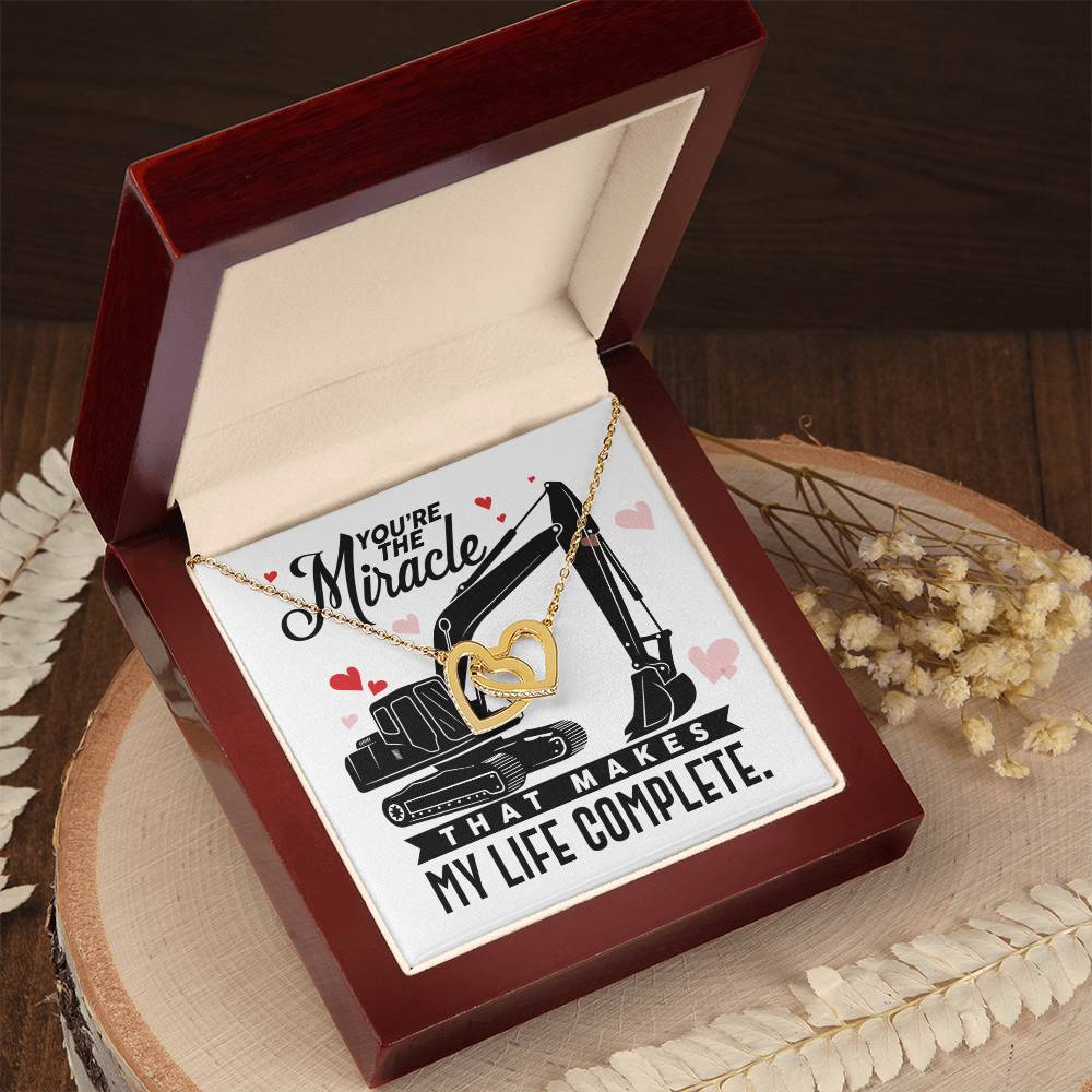 Heo'S Girlfriend- Interlocking Heart Necklace Interlocking Hearts Necklace