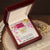 To My Dear Mom Happy Mother'S Day Interlocking Hearts Necklace