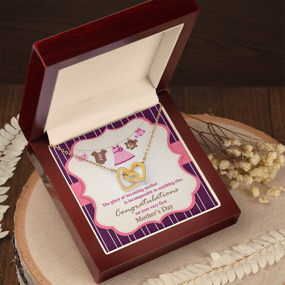 Interlocked Hearts - Mother'S Day Interlocking Hearts Necklace