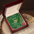 To My Granddaughter Interlocking Hearts Necklace Message Card