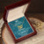 To My Wife Interlocking Hearts Necklace Message Card