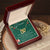To My Granddaughter Interlocking Hearts Necklace Message Card
