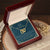 To My Angel Granddaughter - Neither Time Nor Distance Will Lessen My Love For You - Necklace Interlocking Hearts Necklace