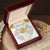 To My Granddaughter - Interlocking Hearts Necklace