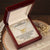 To My Granddaughter - Love Grandma Interlocking Hearts Necklace