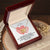 Never Forget That I Love You - Unique Gift For Daughter Interlocking Hearts Necklace