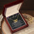 To My Granddaughter Interlocking Hearts Necklace Message Card