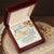 To My Unbiological Sister-A Trusted Friend-By Heart-Interlocking Heart Necklace Interlocking Hearts Necklace