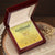 To My Girlfriend - Love Card And Necklace K Interlocking Hearts Necklace