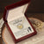 To My Daughter - Interlocked Interlocking Hearts Necklace