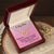 To My Mom Happiness Is Daughter Ilh Necklace Interlocking Hearts Necklace
